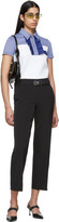 Thumbnail for your product : Prada Black Square Belt Trousers