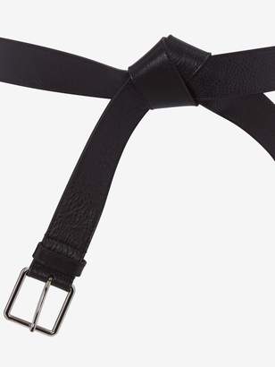 Alexander McQueen Leather Knot Belt