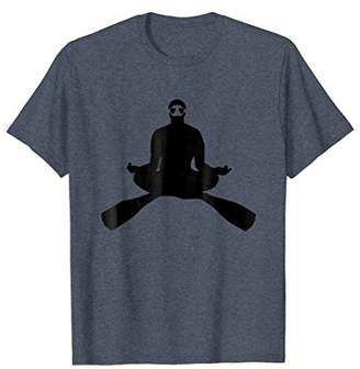 Meditating FreeDiver T-Shirt Freediving Yoga Tee