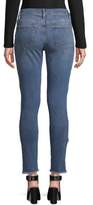 Thumbnail for your product : Frame Le Skinny de Jeanne Asymmetrical Raw Hem Jeans