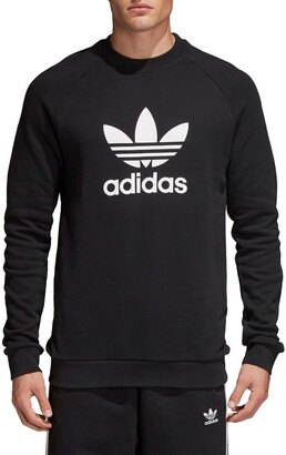 adidas mens black sweatshirt