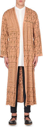 Dries Van Noten Embroidered Printed Robe - for Men