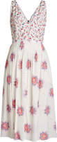 Thumbnail for your product : Agnona Printed Silk Midi Dress