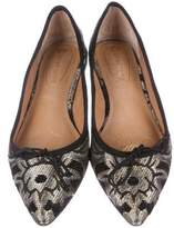 Thumbnail for your product : Corso Como Jacquard Pointed-Toe Flats