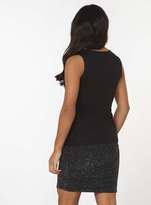 Thumbnail for your product : Black lace shell top
