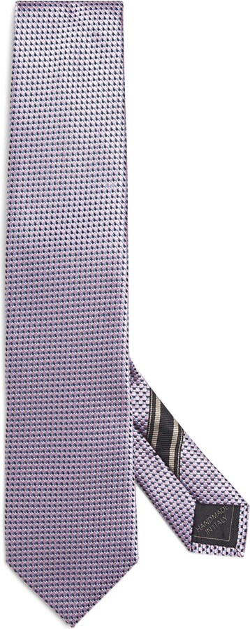 Brioni Silk Geometric-Jacquard Tie