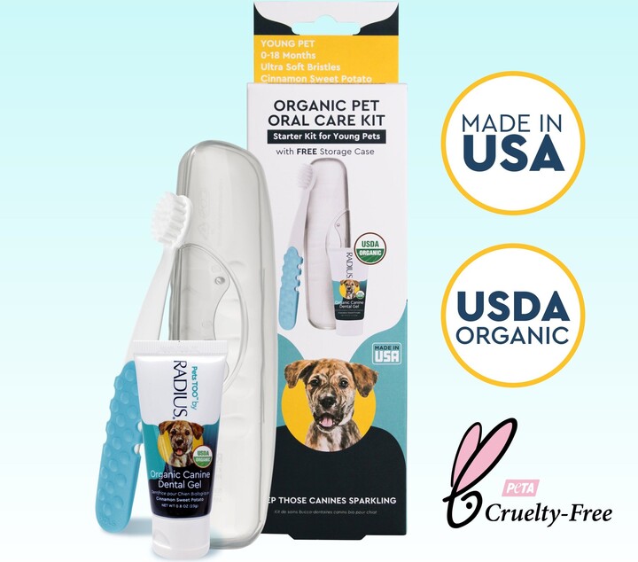 Radius Organic Puppy Dog Dental Solutions Kit