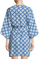 Thumbnail for your product : Roller Rabbit Jemina Short Kimono Robe, Blue