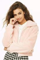 Thumbnail for your product : Forever 21 Cropped Faux Fur Jacket