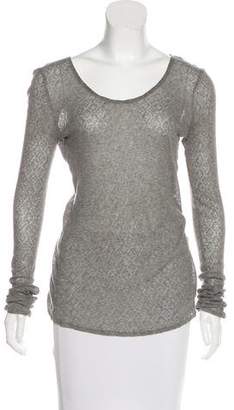 Band Of Outsiders Long Sleeve Knit Top