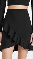 Thumbnail for your product : Susana Monaco Ruffle Bottom Skirt