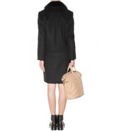 Thumbnail for your product : Givenchy Wool coat with mink collar