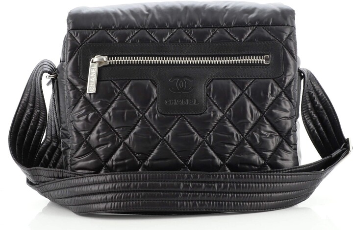 Chanel Coco Cocoon Messenger Bag Quilted Nylon Medium - ShopStyle