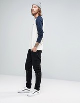 Thumbnail for your product : Element Blunt Long Sleeve Top Raglan Small Logo in Navy