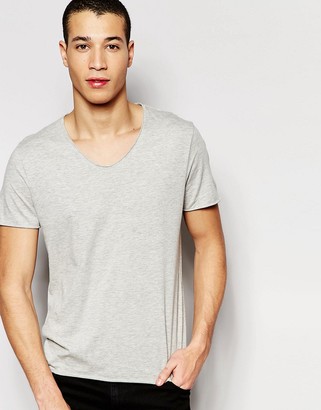 Selected Raw Neck T-Shirt