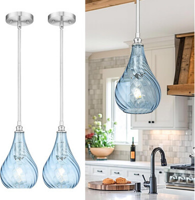 Latitude Run 2 Pack Island Pendant Lights