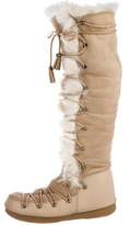 Thumbnail for your product : Emilio Pucci Shearling Knee-High Snow Boots