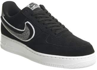 Nike Air Force 1 07 Trainers Black White Cool Grey