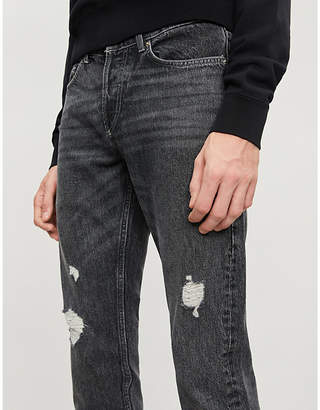 Sandro Distressed cropped jeans