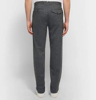 Oliver Spencer Cotton And Wool-Blend Trousers