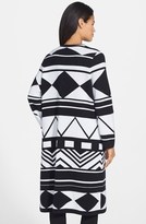 Thumbnail for your product : Nordstrom Jacquard Cashmere Long Cardigan