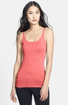 Thumbnail for your product : Eileen Fisher Scoop Neck Long Slim Organic Cotton Tank (Regular & Petite)