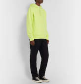 Thumbnail for your product : Stussy Logo-Embroidered Fleece-Back Cotton-Jersey Hoodie