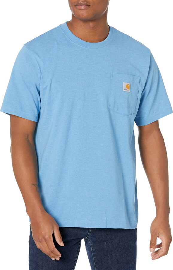 Carhartt Men's Loose Fit Heavyweight Pocket Closeout K87 Workwear Short  Sleeve T-Shirt (Regular and Big & Tall Sizes) - ShopStyle