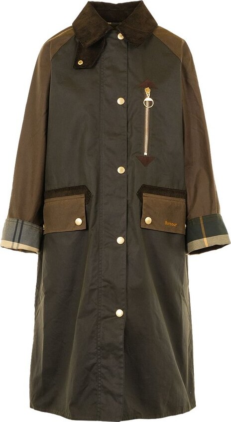 Barbour Short Greta Showerproof Trench Coat ShopStyle