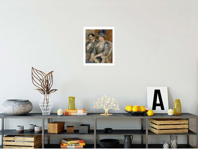 1000Museums Mr. and Mrs. Gaston Bernheim de Villers (Monsieur and Madame Gaston Bernheim de Villers) by Pierre-Auguste Renoir - Giclee Print