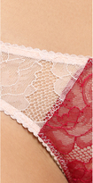 Thumbnail for your product : Fleur du Mal Rose Lace Thong
