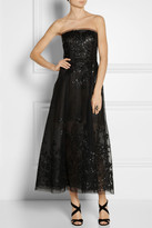 Thumbnail for your product : Oscar de la Renta Embellished tulle gown