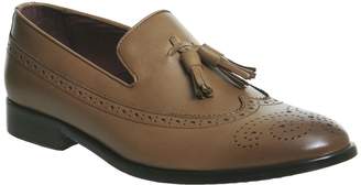 Poste Fragola Tassel Loafers Tan Leather