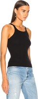 Thumbnail for your product : RE/DONE Ribbed Tank Top in Black