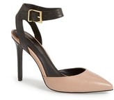 Thumbnail for your product : Kurt Geiger 'Brooklyn' Ankle Strap Pointy Toe Pump