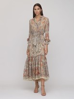Thumbnail for your product : Etro Printed Silk Georgette Long Dress