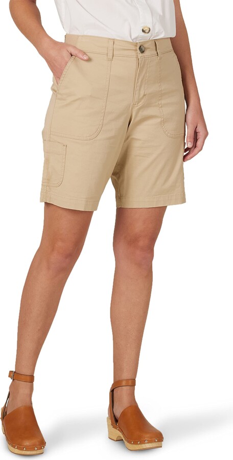 lee relaxed fit cargo bermuda shorts