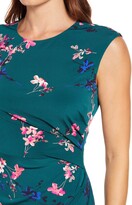 Thumbnail for your product : Eliza J Floral Cap Sleeve Stretch Jersey Sheath Dress