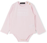 Thumbnail for your product : Versace Baby Three-Pack Pink Medusa Bodysuits