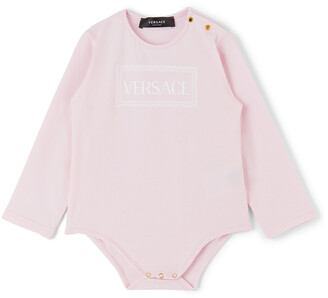 Versace Baby Three-Pack Pink Medusa Bodysuits