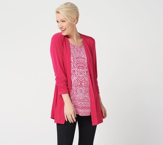 womens hot pink cardigan sweater
