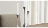 Thumbnail for your product : Crate & Barrel Arden Mirrored Stainless Steel Taper Candle Holders