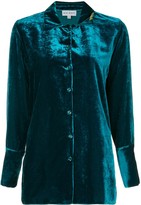 Thumbnail for your product : Mira Mikati Velvet Loose-Fit Shirt