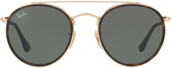 Ray Ban Round Double Bridge Sunglasses Shopstyle