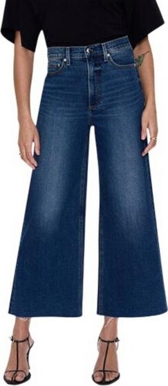 Pistola Denim Women's Lana Crop Wide Leg Jeans Broadway 27 27