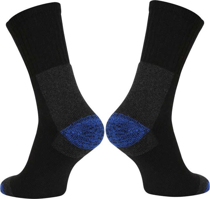 ZenX 3 Pairs Mens Hard Wearing Heavy Duty Safety Boot Industrial Work