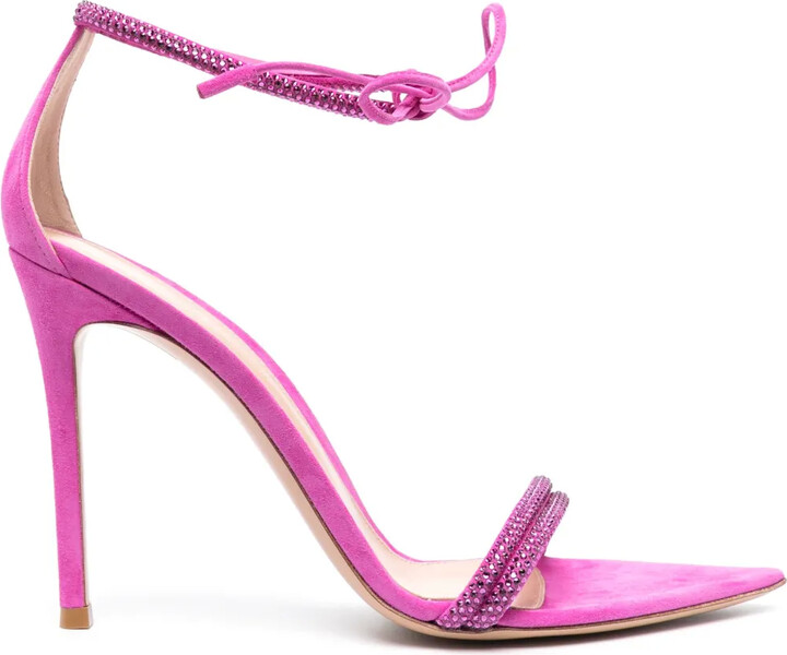 Gianvito Rossi Montecarlo 115mm crystal-embellished sandals