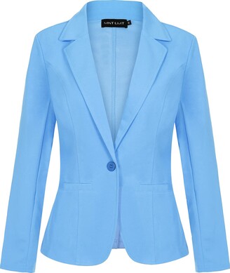MINTLIMIT Lapel Suit for Women Shawl Collar Blazer Long Sleeve Loose