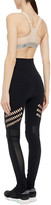 Thumbnail for your product : adidas by Stella McCartney Monogram-trimmed Stretch Sports Bra