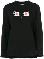 Fendi floral embroidered sweatshirt 